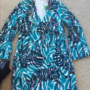lilly pulitzer euc 14 i’m game dress zebra